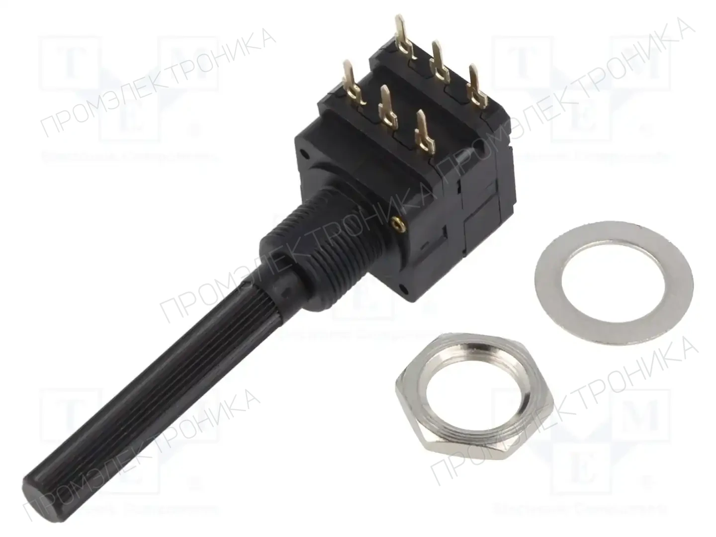 PIHER PC16DH10IP06504A2020TA — Потенциометры однооборотные угольные
