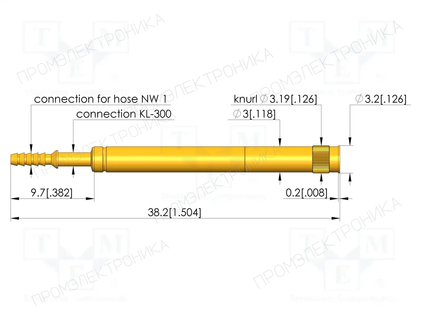 INGUN KS-355M-B — Гнёзда для измерительных щупов