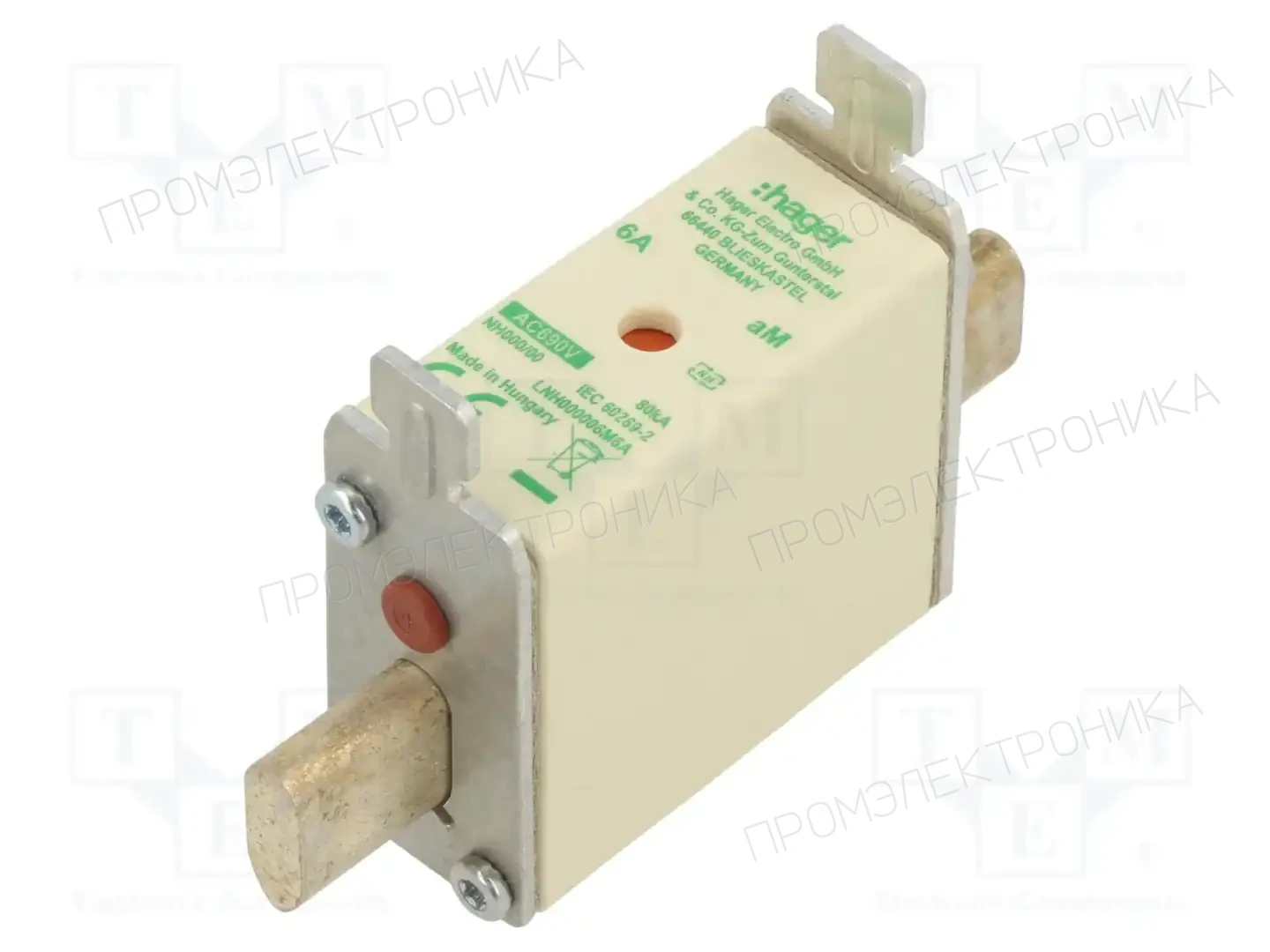 HAGER LNH000006M6A — Предохранители NH