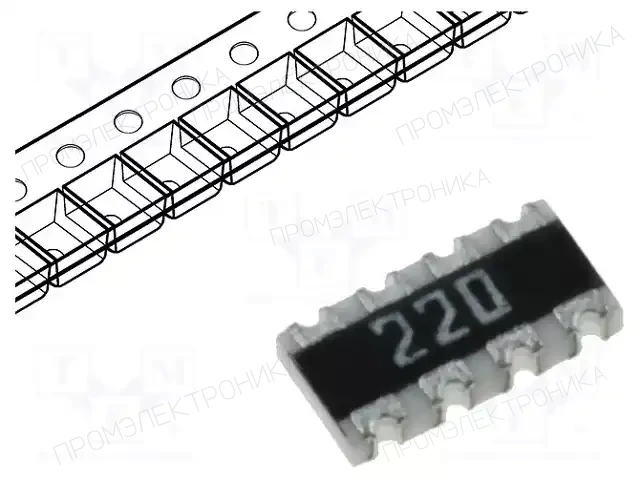 BOURNS CAT16-220J4LF — Резисторные сборки