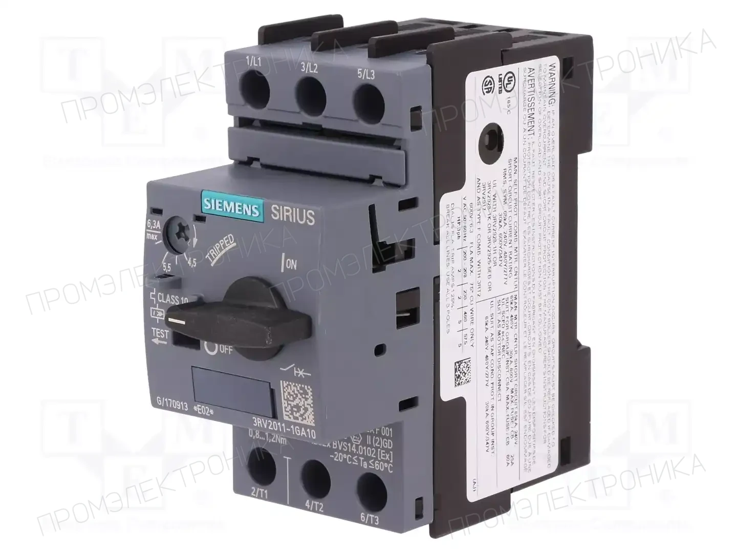 SIEMENS 3RV2011-1GA10 — Выключатели двигательные