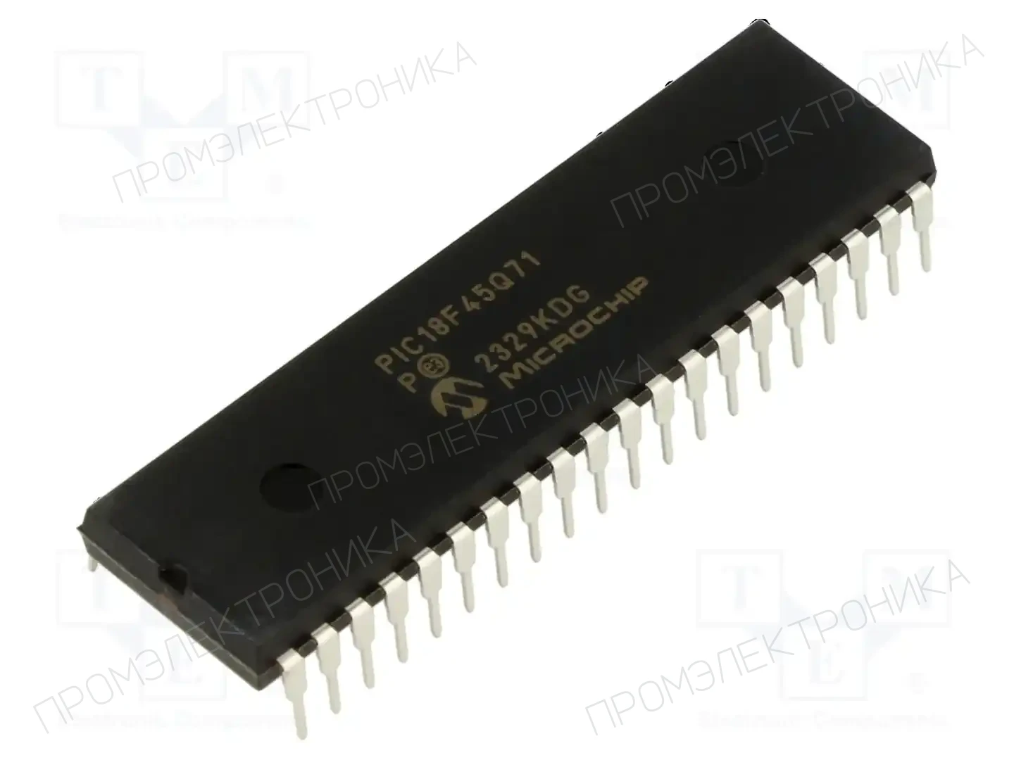 Microchip Technology PIC18F45Q71-I/P — Линейка PIC 8-bit