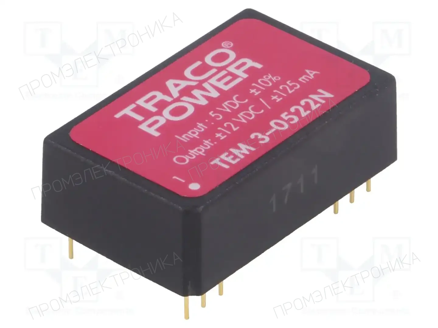 TRACO POWER TEM 3-0522N — Преобразователи DC/DC