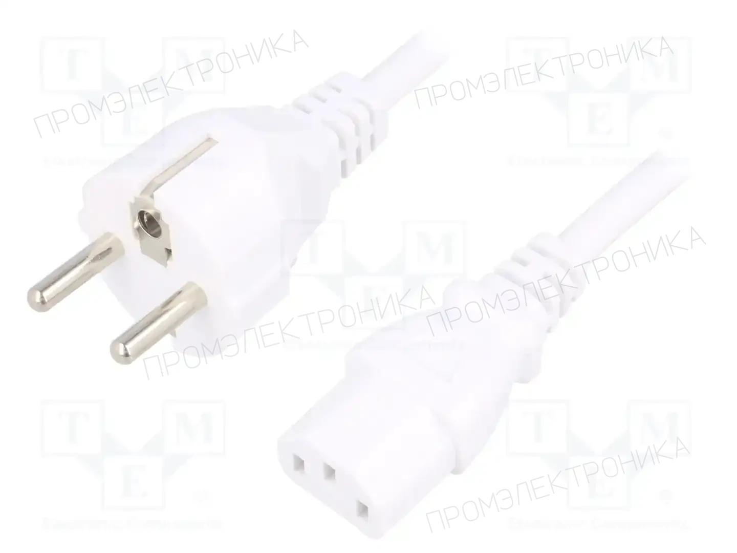 LIAN DUNG LT-312+501 H05VV-F 3X1.0 WHT 3M — Кабели питания компьютерные и универс