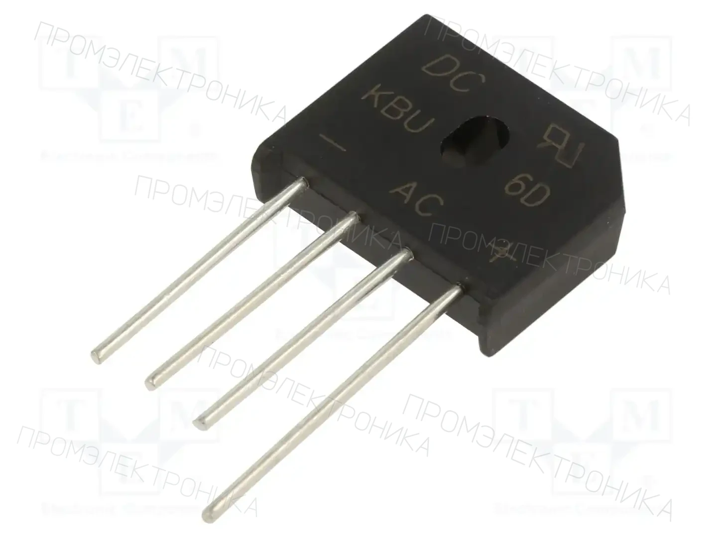 DC COMPONENTS KBU6D — Однофазные мосты диодные плоские