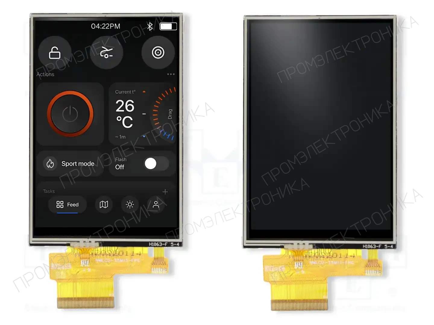 4D LCD 4DLCD-35-320-480-RT-NM-295-M16/S — Дисплеи TFT
