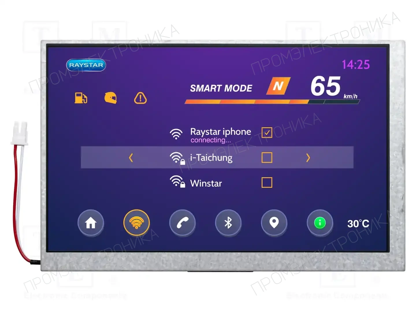 RAYSTAR OPTRONICS RFF700D2-AWW-DNN — Дисплеи TFT