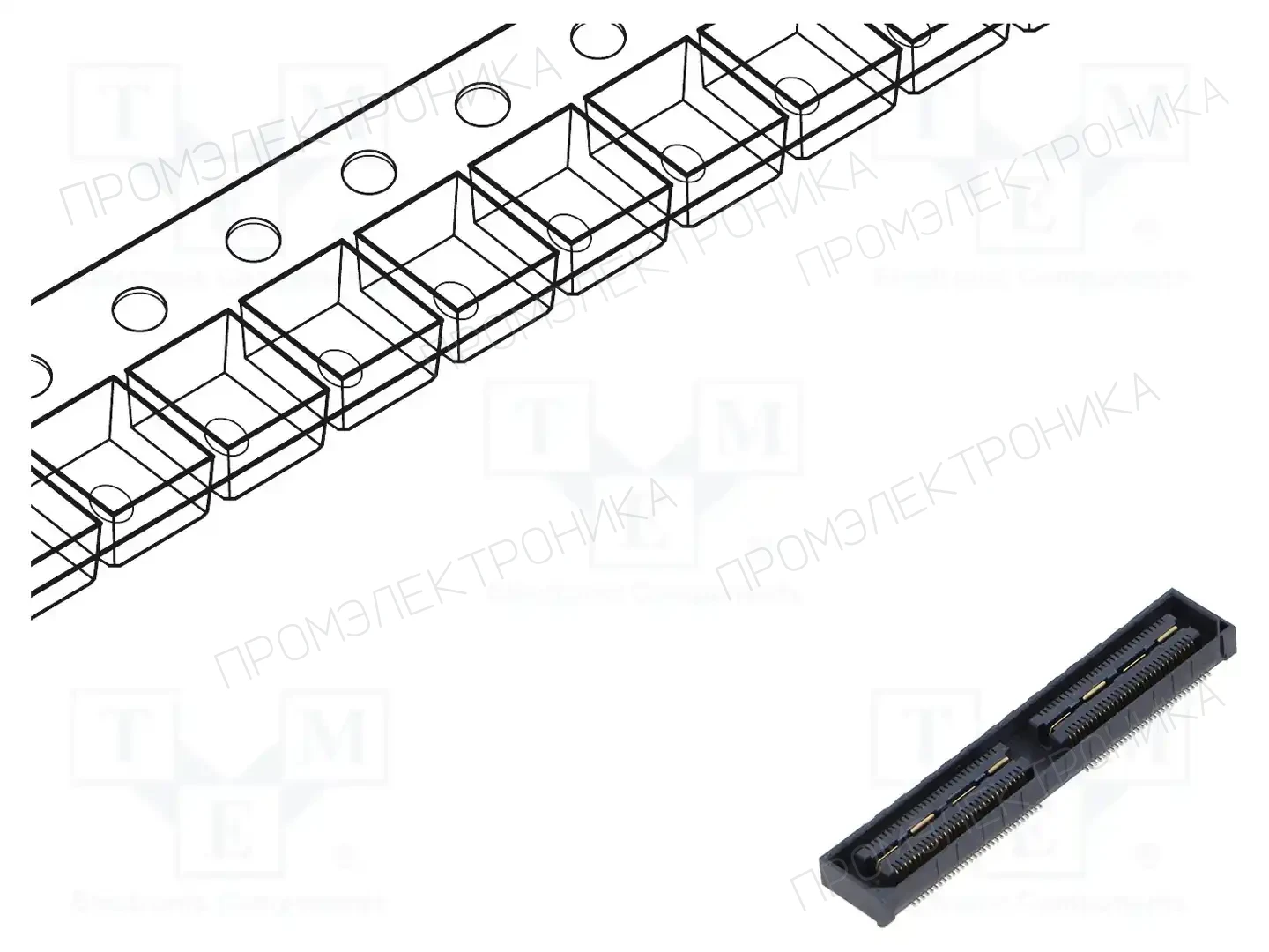 SAMTEC QSH-060-01-L-D-A-K-TR — Разъeмы пластина - пластина