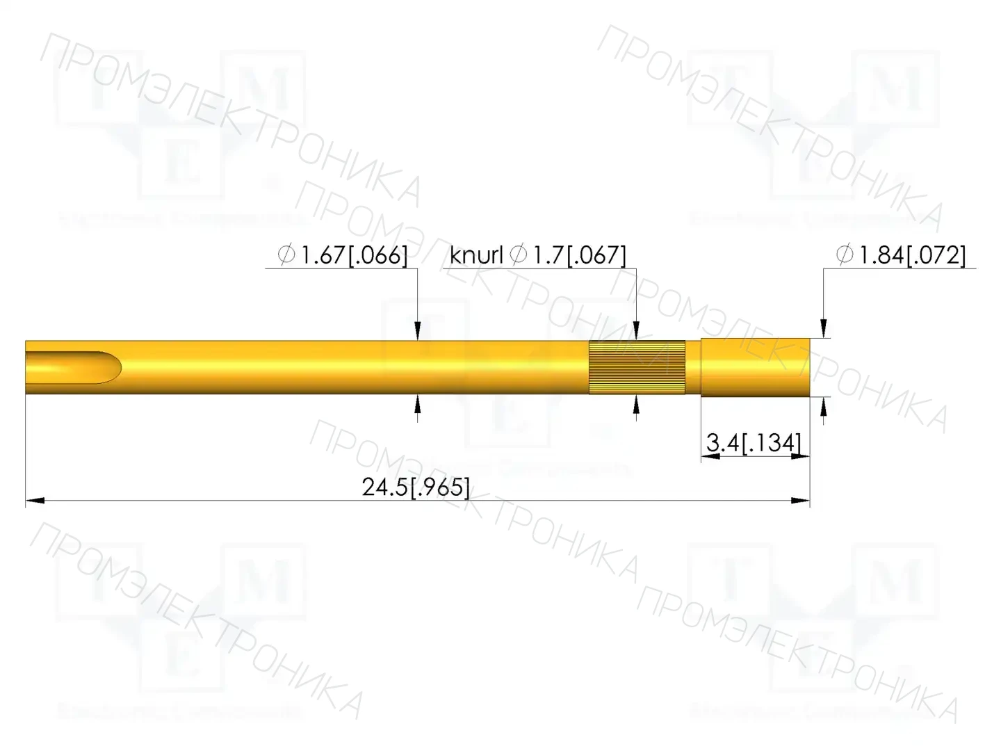 INGUN KS-89930M-R-T — Гнёзда для измерительных щупов