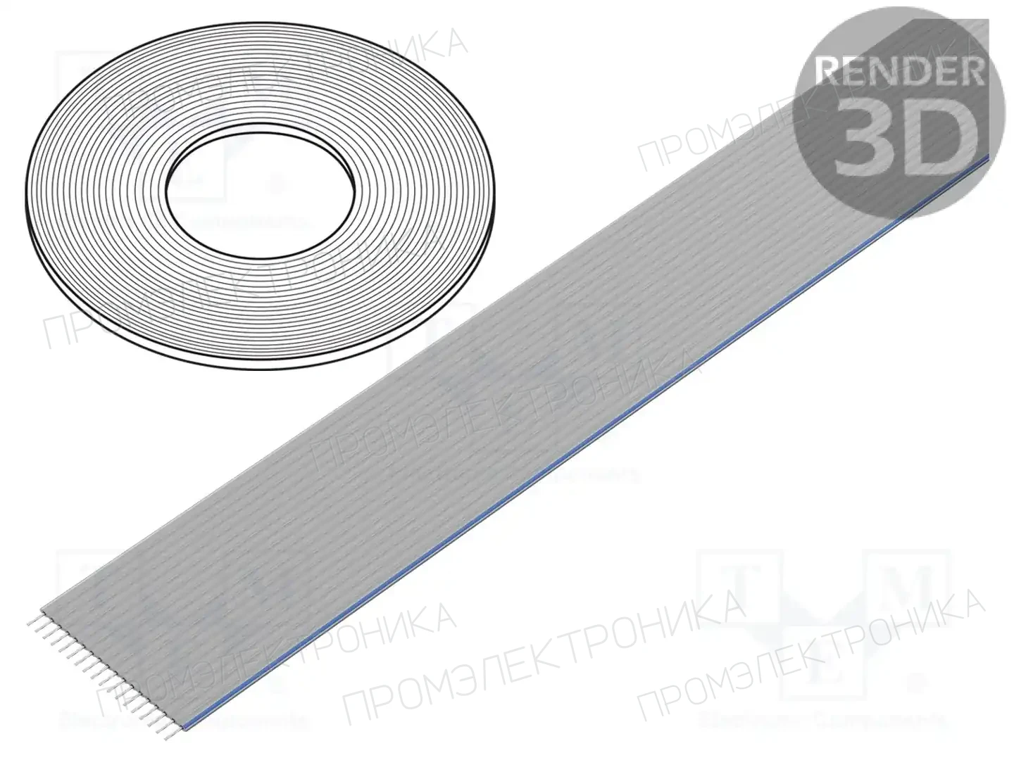 HARTING 09180187001900 — Провода ленточные одноцветные
