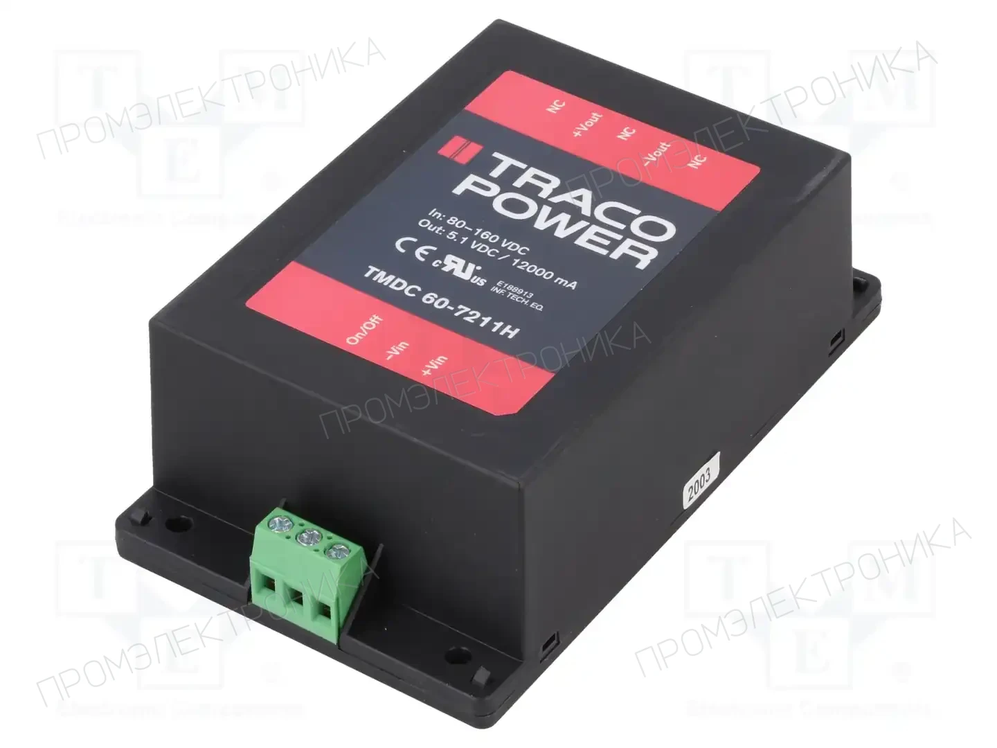 TRACO POWER TMDC 60-7211H — Преобразователи DC/DC