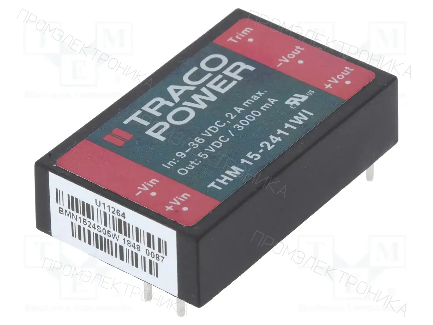TRACO POWER THM 15-2411WI — Преобразователи DC/DC
