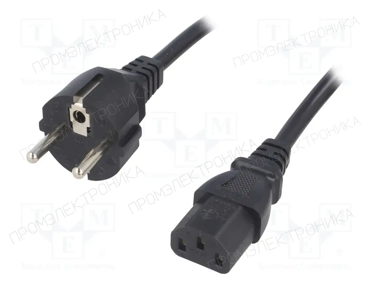 LIAN DUNG LT-312+501 H05VV-F 3X1.0 BLK 3M — Кабели питания компьютерные и универс