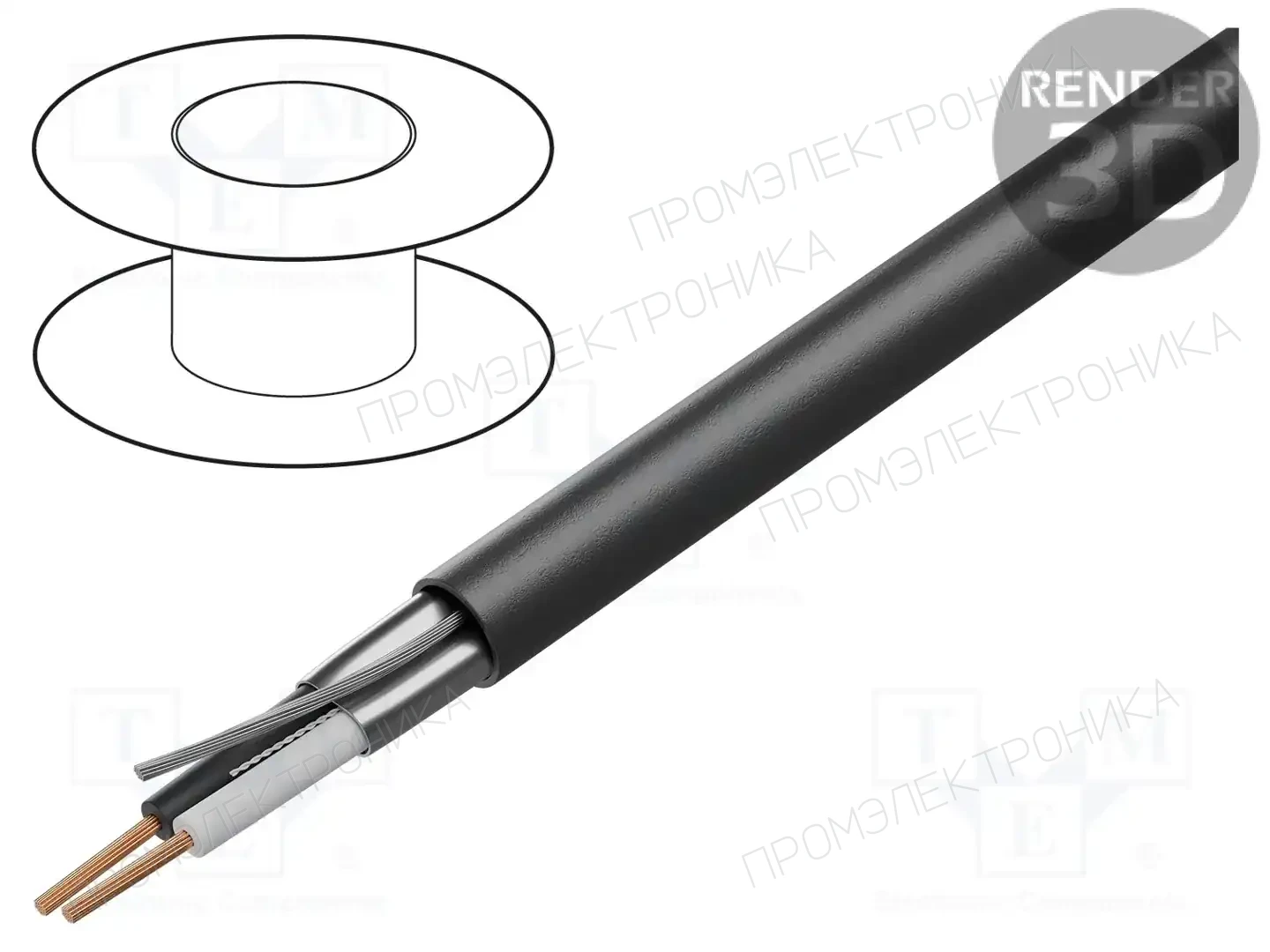 BELDEN 1032A 0061000 — Провода многожильные экранированные