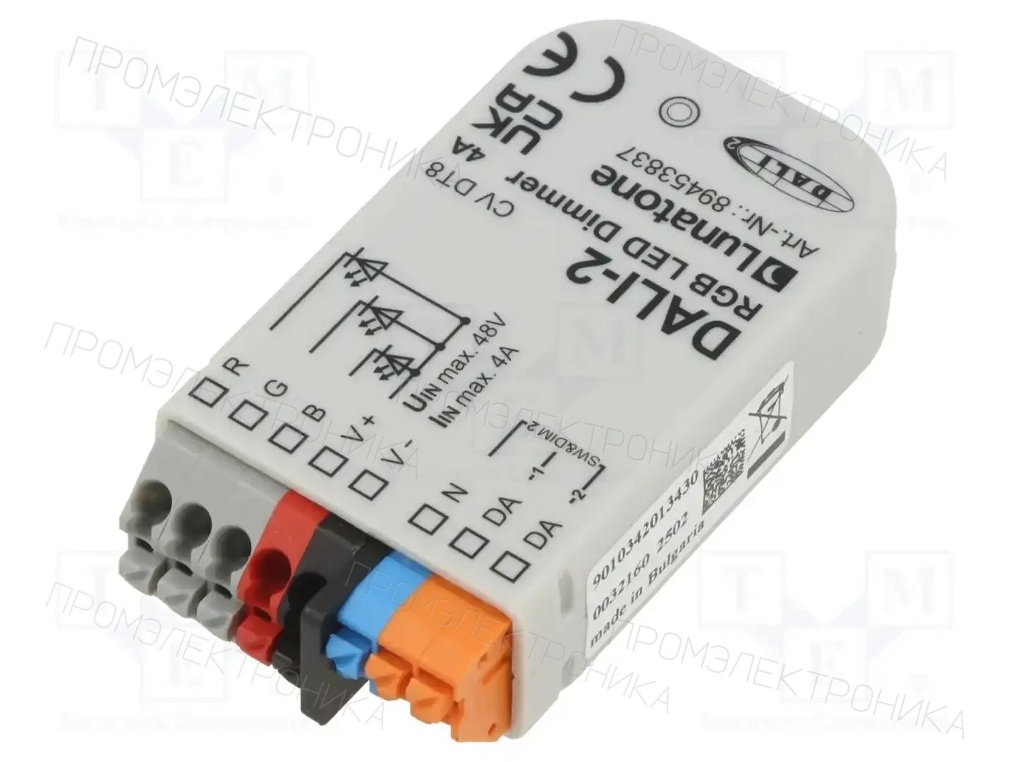 Lunatone DALI DT8 RGB LED DIMMER 4A — Блоки питания для LED