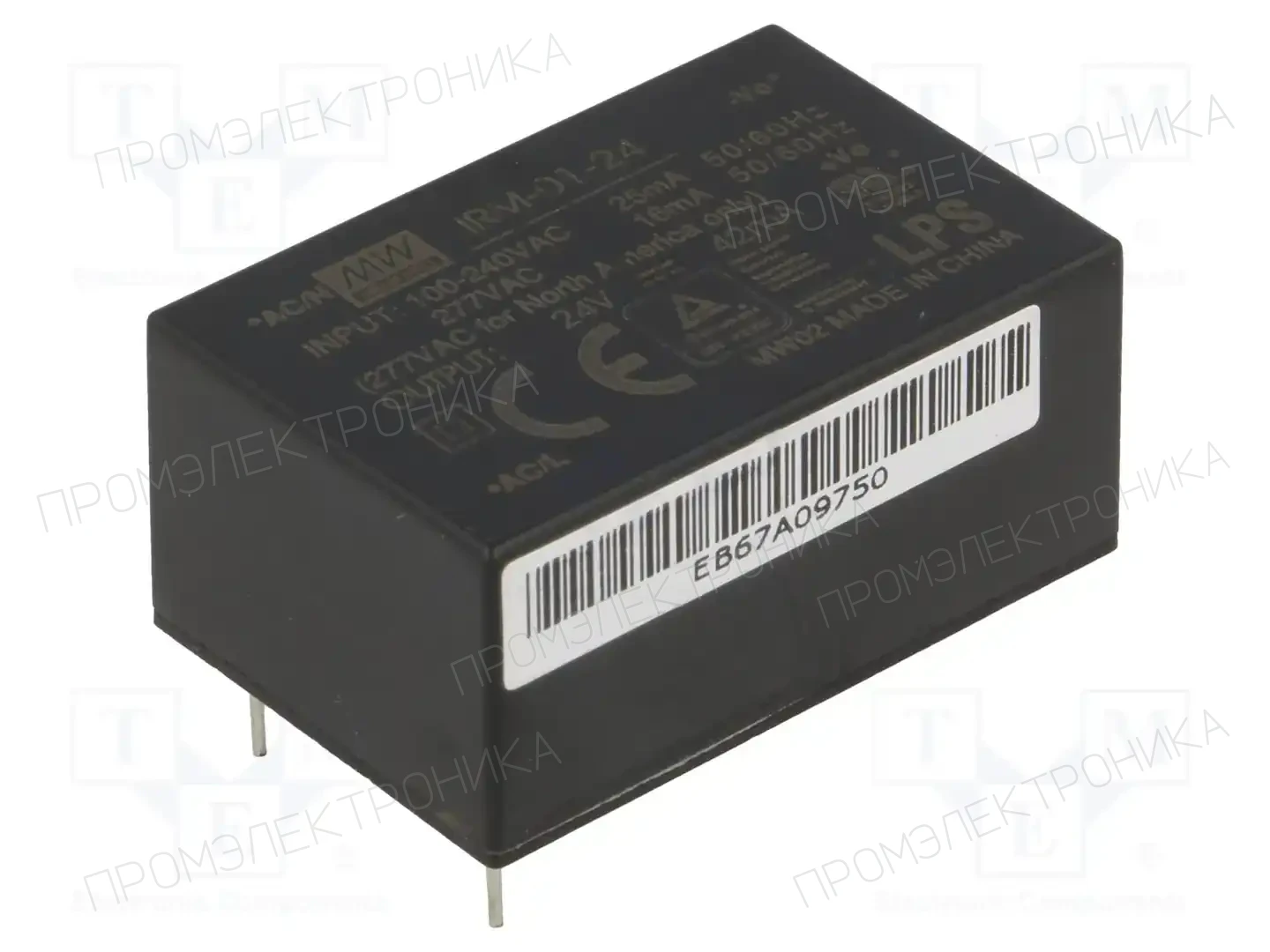MEAN WELL IRM-01-24 — Преобразователи AC/DC для PCB