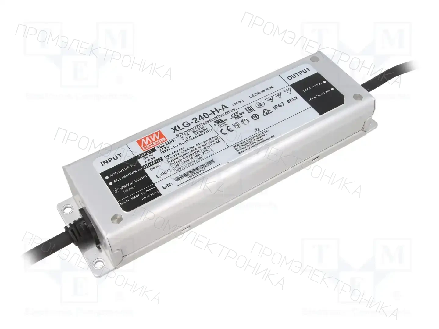 MEAN WELL XLG-240-H-A — Блоки питания для LED