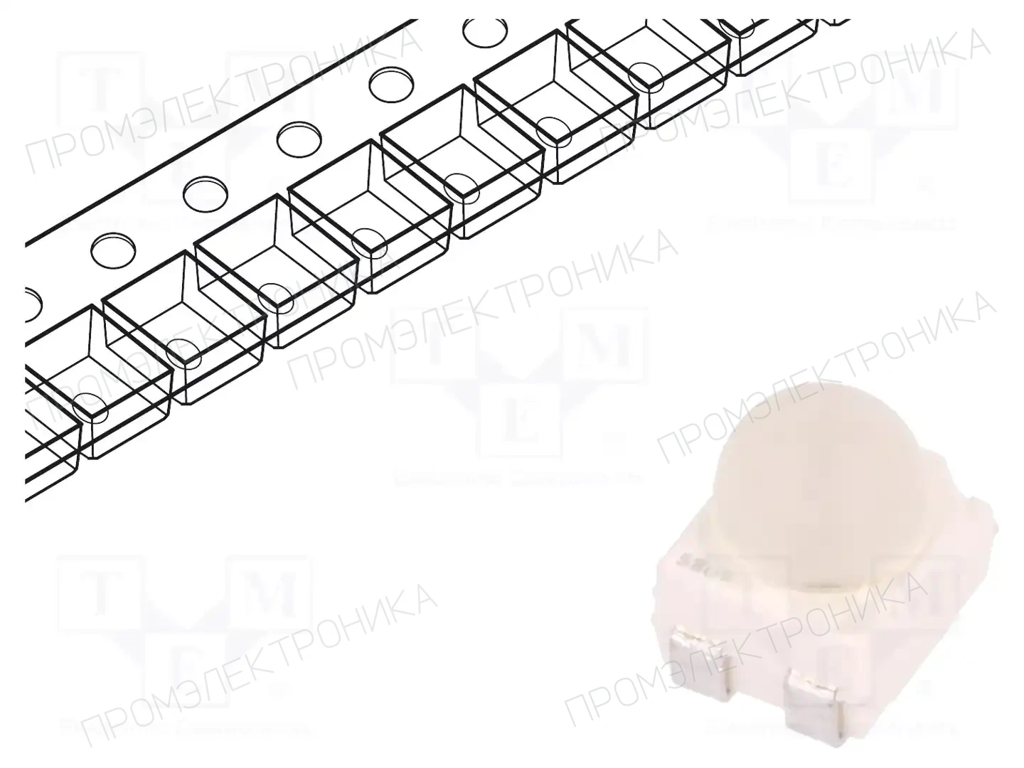 ams OSRAM LA E63B-CBEA-24-1 — Светодиоды SMD цветные