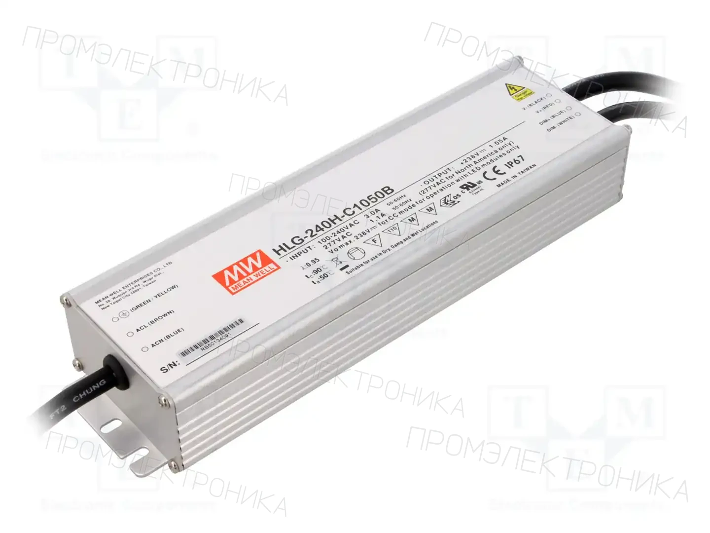 MEAN WELL HLG-240H-C1050B — Блоки питания для LED