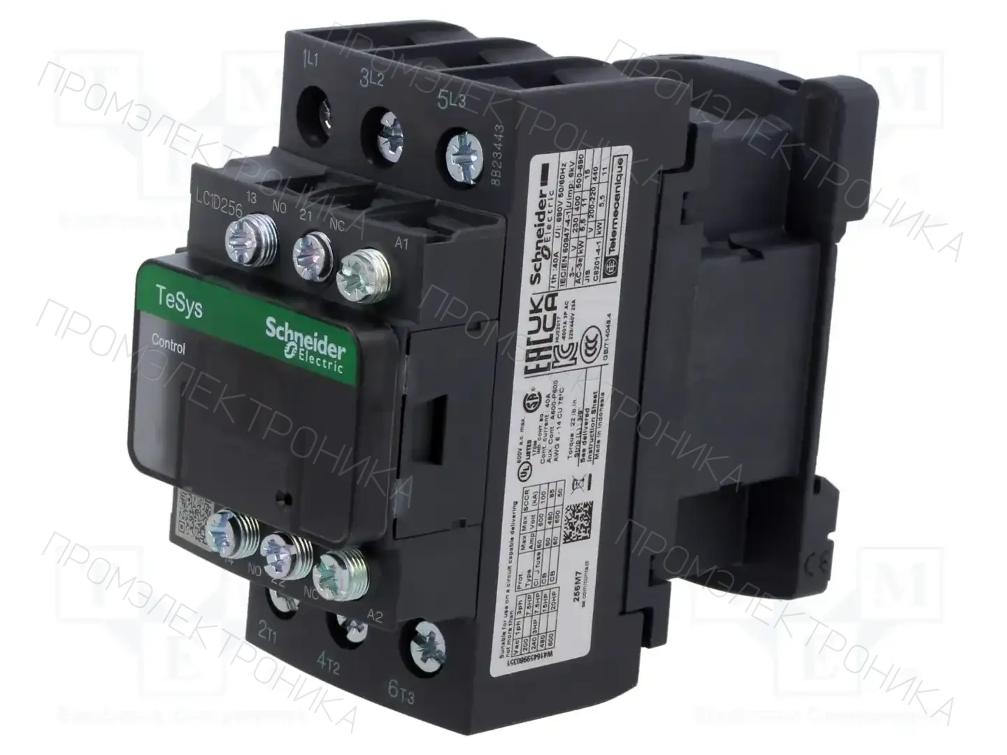 SCHNEIDER ELECTRIC LC1D256M7 — Контакторы - главные модули
