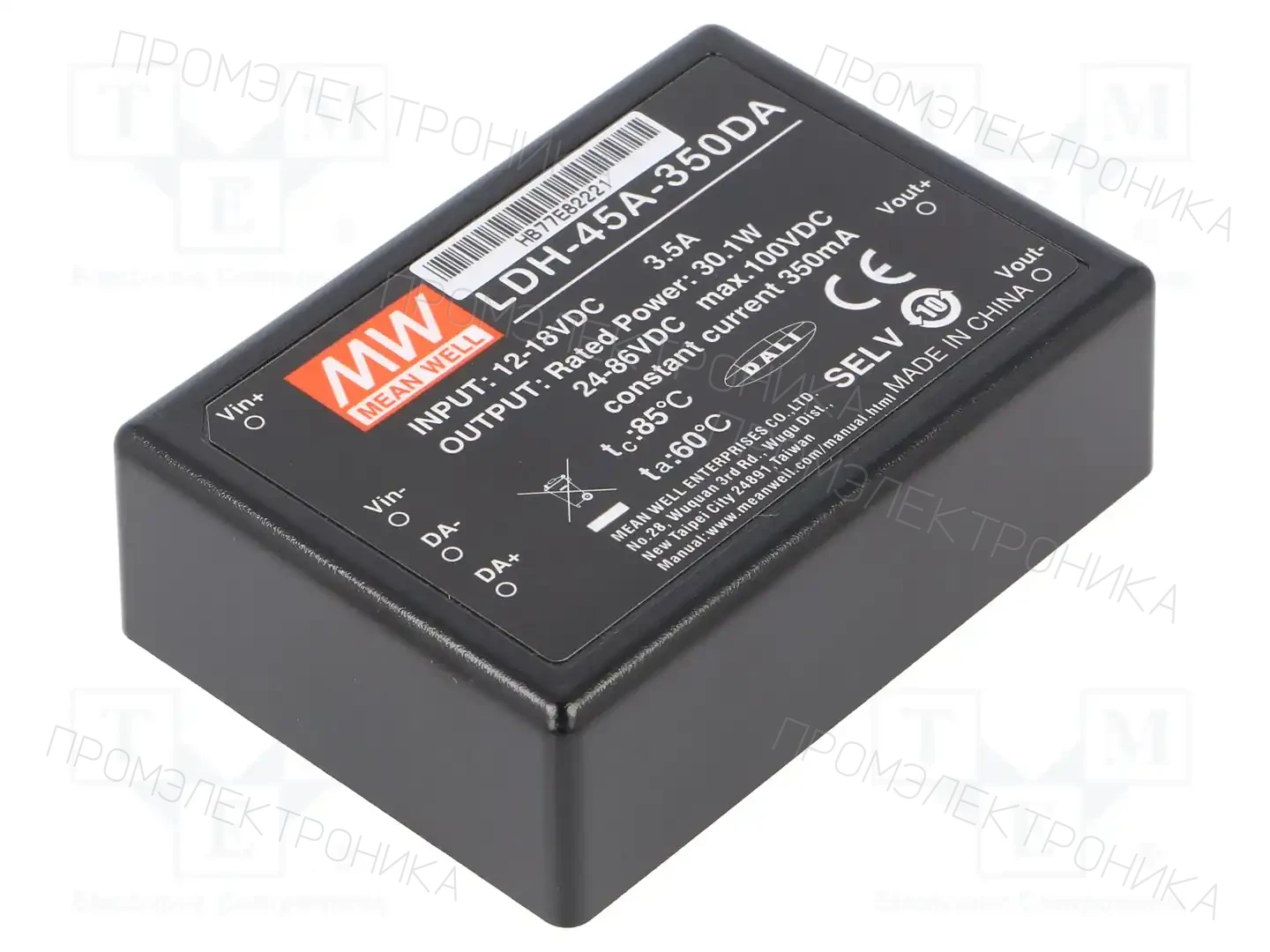 MEAN WELL LDH-45A-350DA — Преобразователи DC/DC
