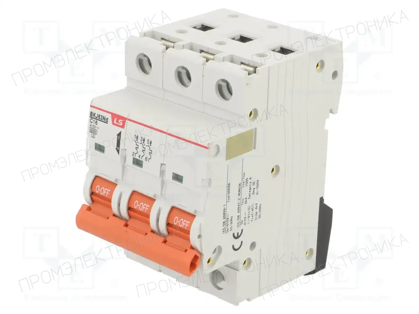 LS ELECTRIC BKJ63ND 3P C16 — Выключатели максимального тока