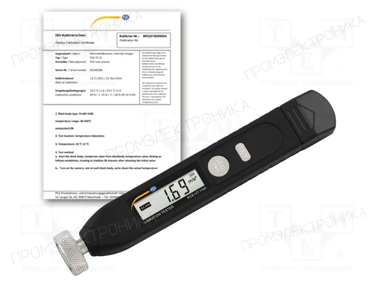 PCE INSTRUMENTS PCE-VT 1100M-ICA — Виброметры
