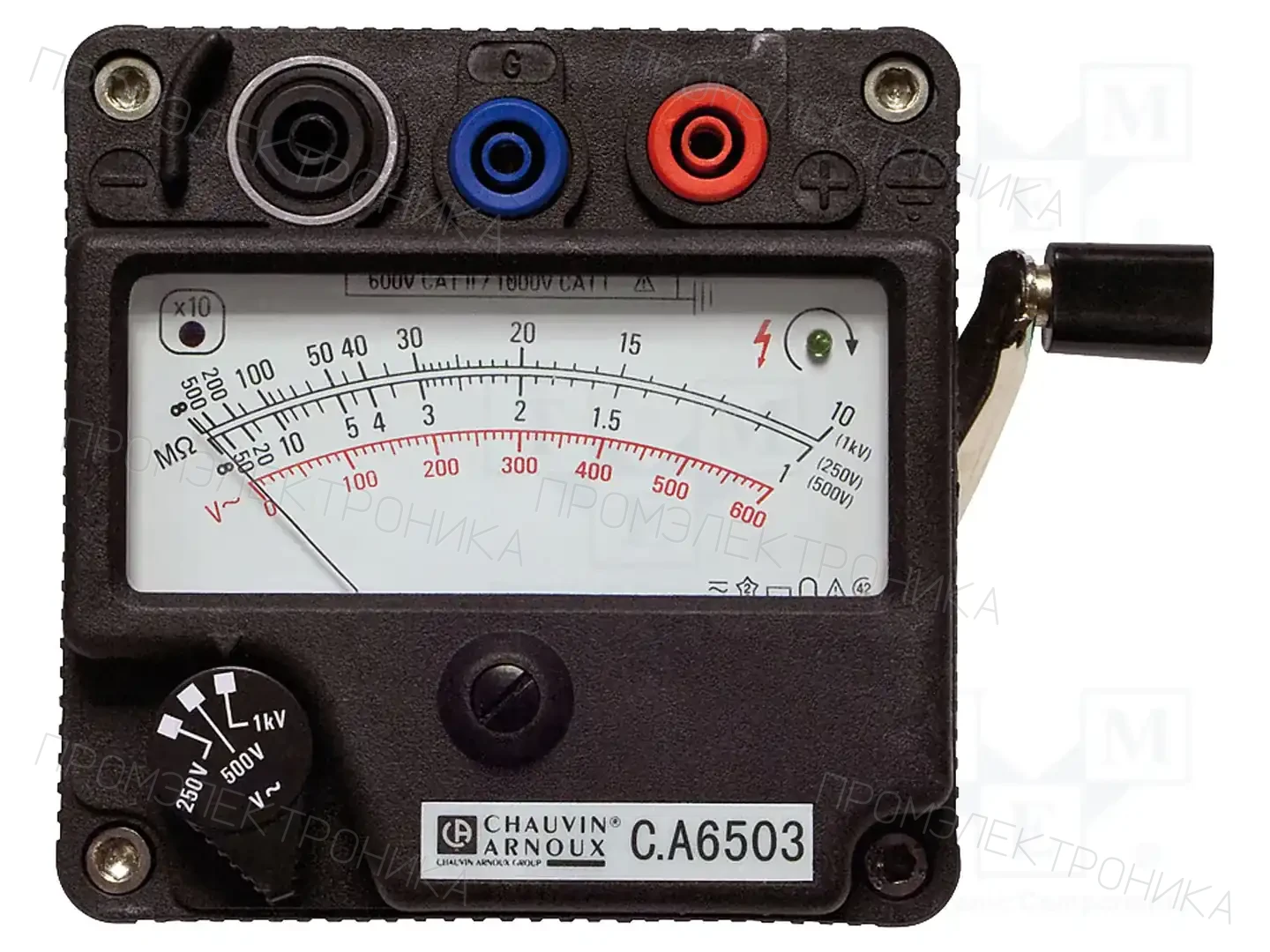 CHAUVIN ARNOUX C.A 6503 — Измерители активного сопротивл. изоляции