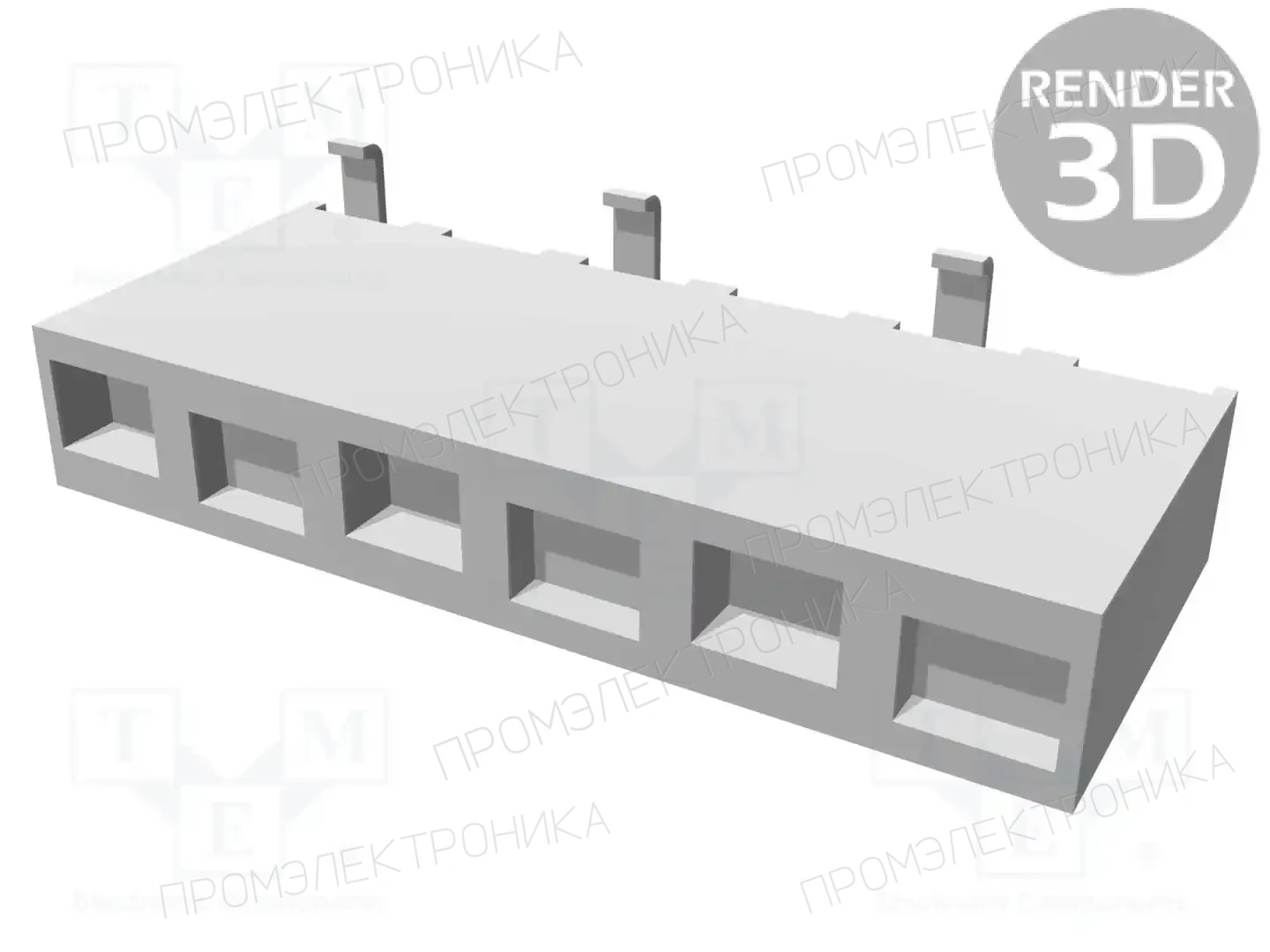 TE Connectivity 1241152-6 — Разъeмы сигнальные растр 2,54мм