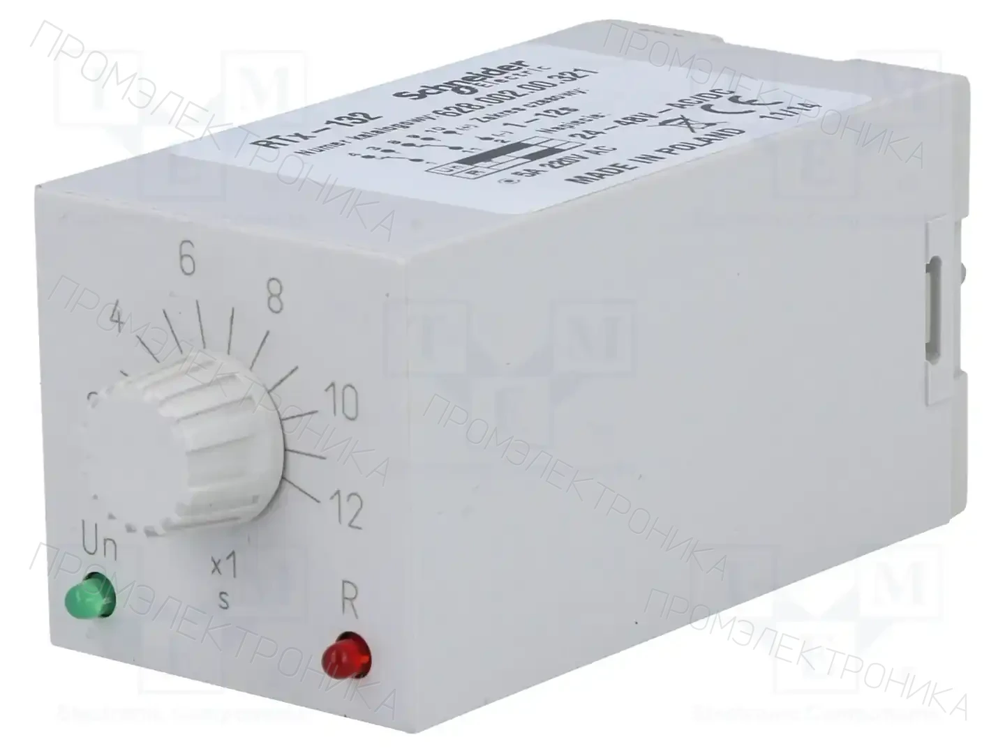 SCHNEIDER ELECTRIC RTX-132 24/48 12SEK — Временные аналоговые реле