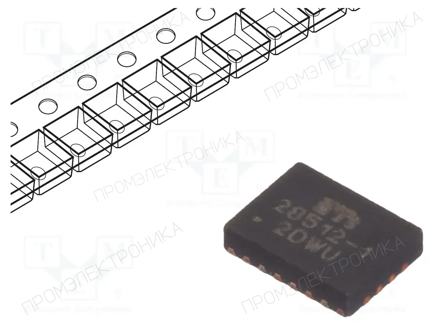 Microchip Technology MIC28512-1YFL-TR — Регуляторы напряжения - микросхемы DC/DC
