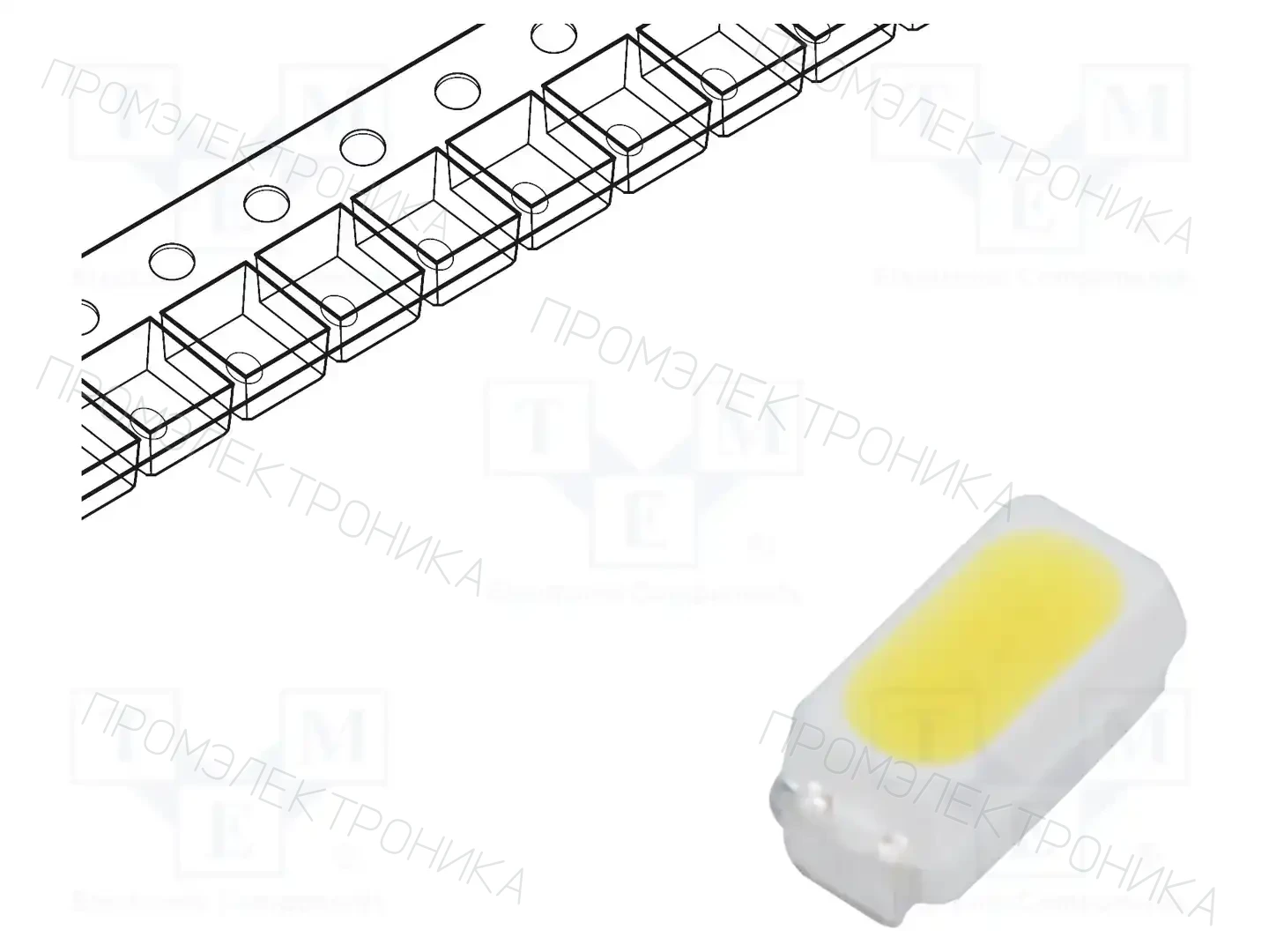 REFOND RF-50HC13DS-EC-Y — Светодиоды SMD белые