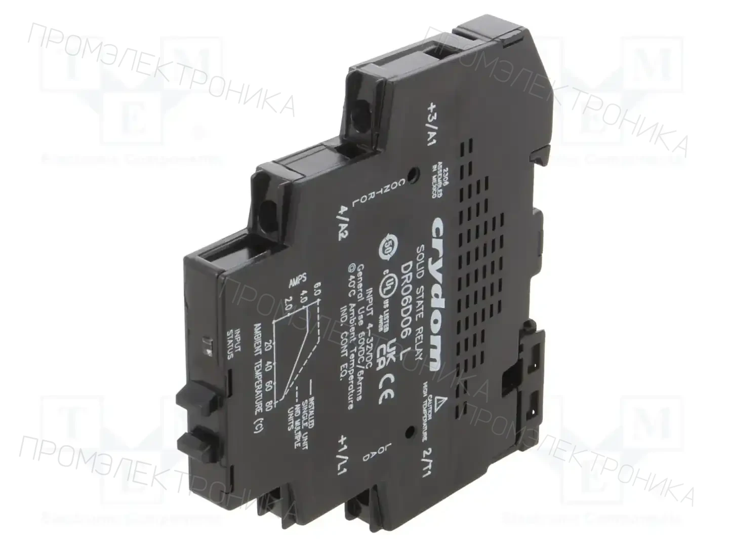 SENSATA / CRYDOM DR06D06 — Реле SSR постоянного тока