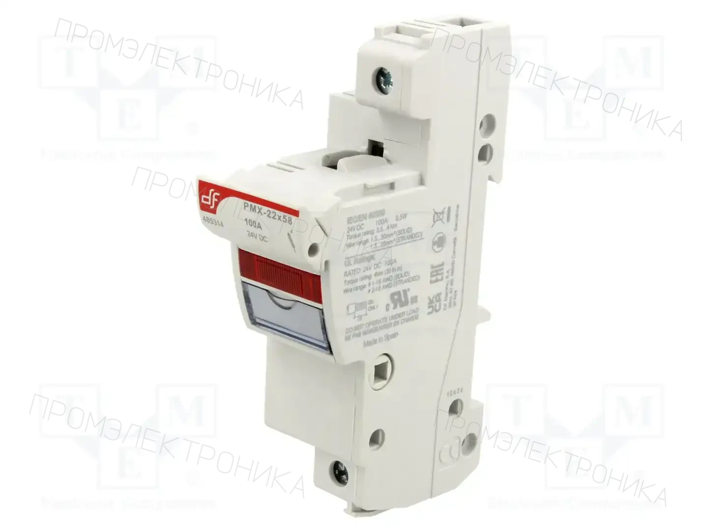 DF ELECTRIC 485314 — Гнезда предохранительные на DIN-рейку