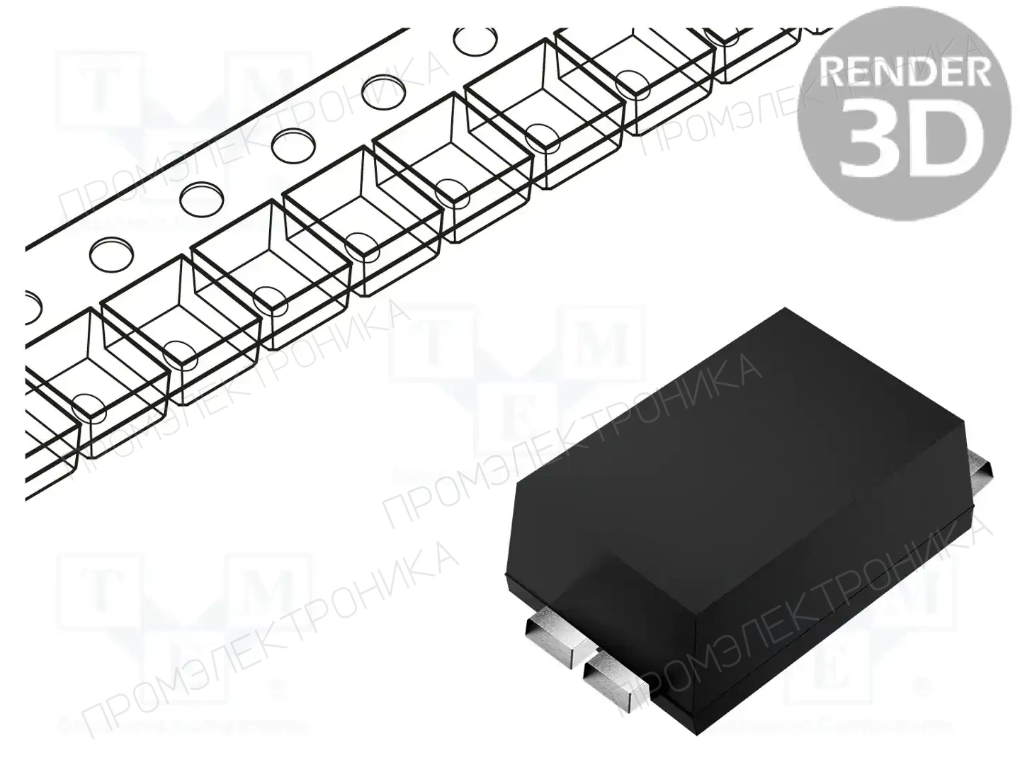 onsemi FSV10100V — Диоды Шотки SMD