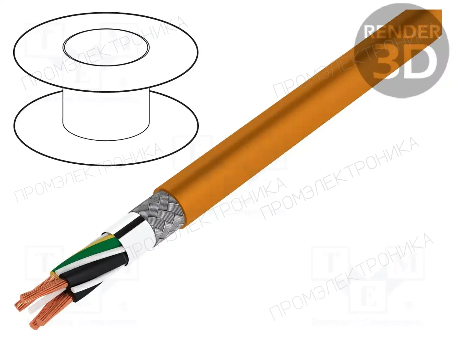 IGUS CF886.100.04 — Провода для направляющих- экранированные