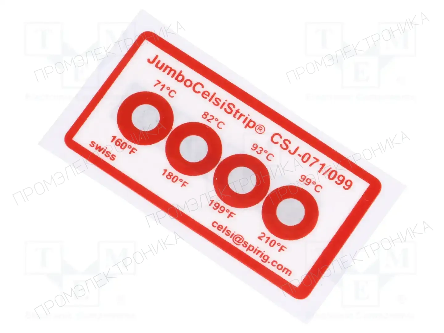 SPIRIG CSJ-071/099 — Термоиндикаторные этикетки