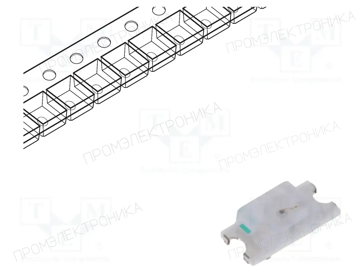 OPTOSUPPLY OSY51206C1E — Светодиоды SMD цветные