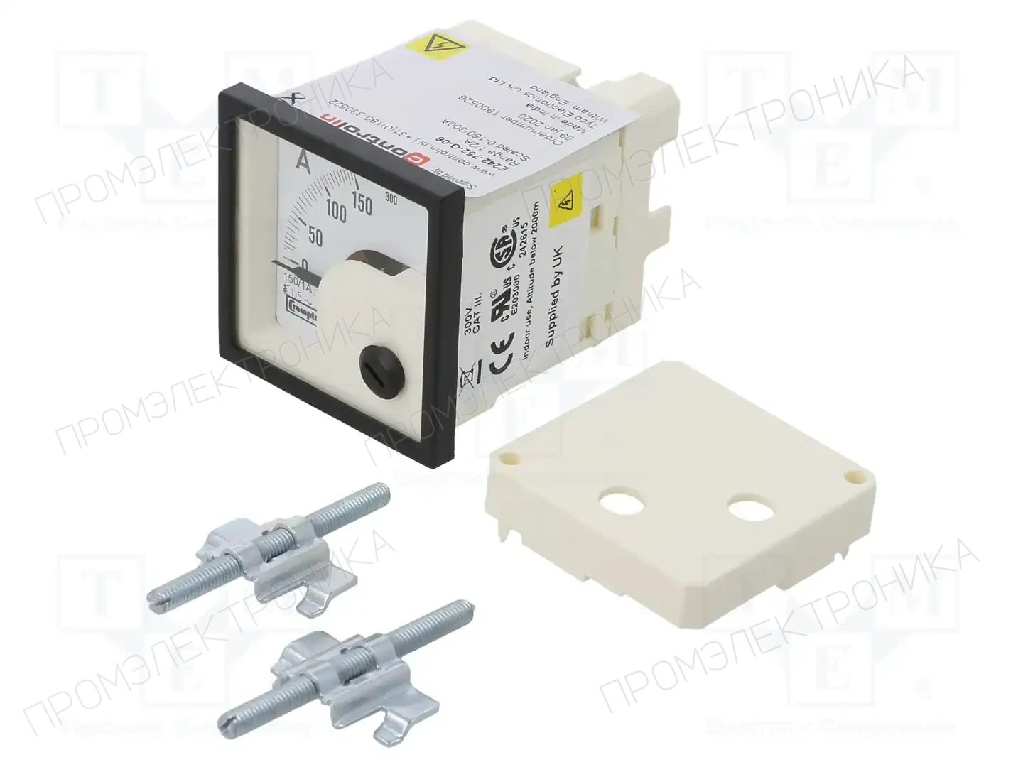 CROMPTON / TE CONNECTIVITY 039-90212-0000-1/2A-0-150/300A-48X48MM — Амперметры