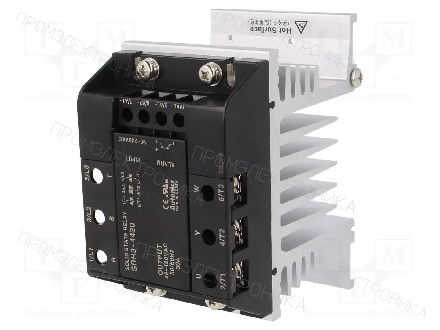 AUTONICS SRH3-4430 — Реле SSR трехфазные