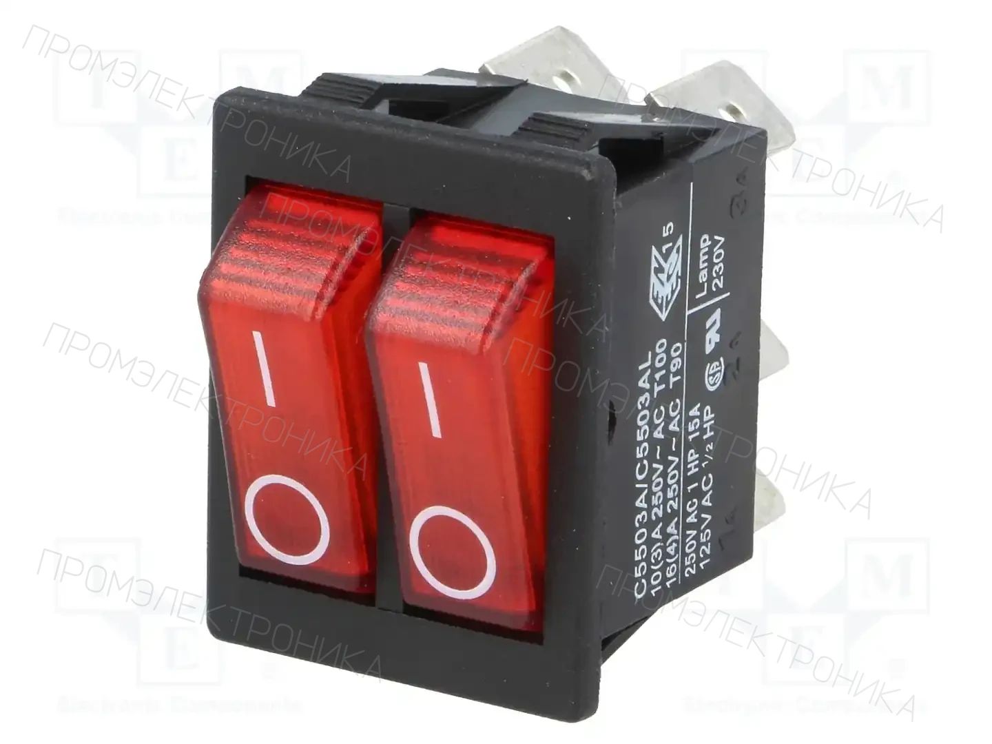 BULGIN C5503TALNAC — Переключатели типа Rocker