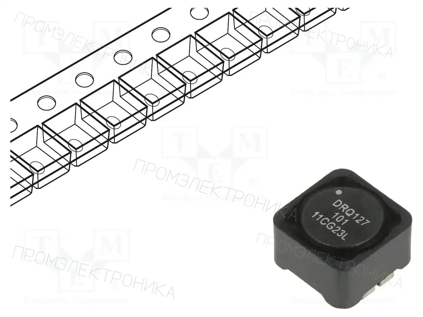 EATON ELECTRONICS DRQ127-101-R — Дроссели