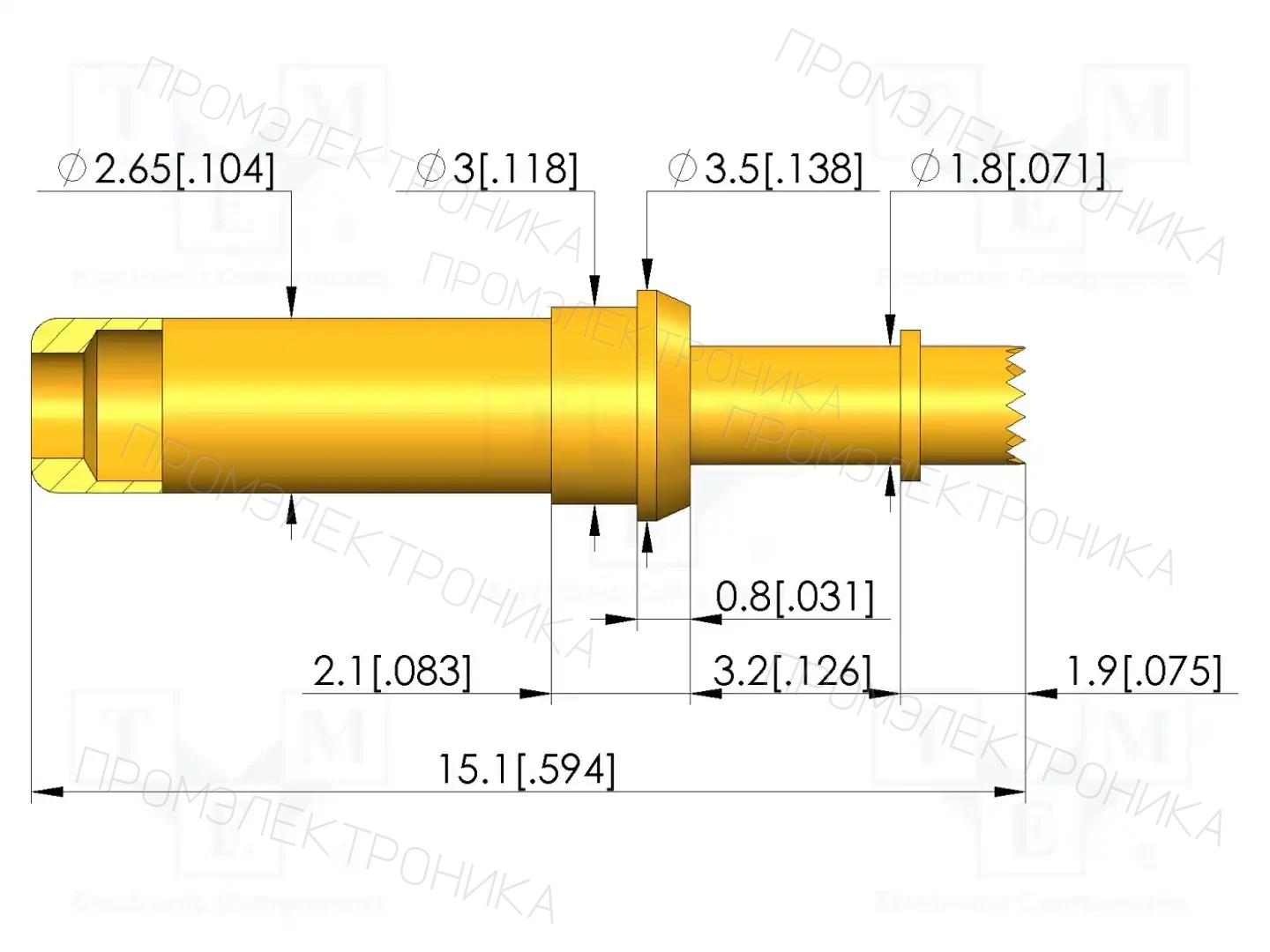 INGUN GKS-913 306 180 A 0802 0 — Измерительные щупы