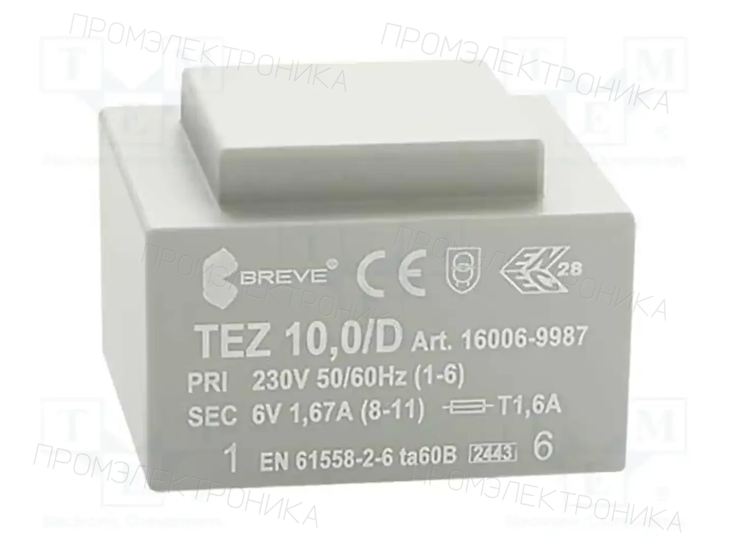 BREVE TUFVASSONS 16006-9987 — Трансформаторы PCB