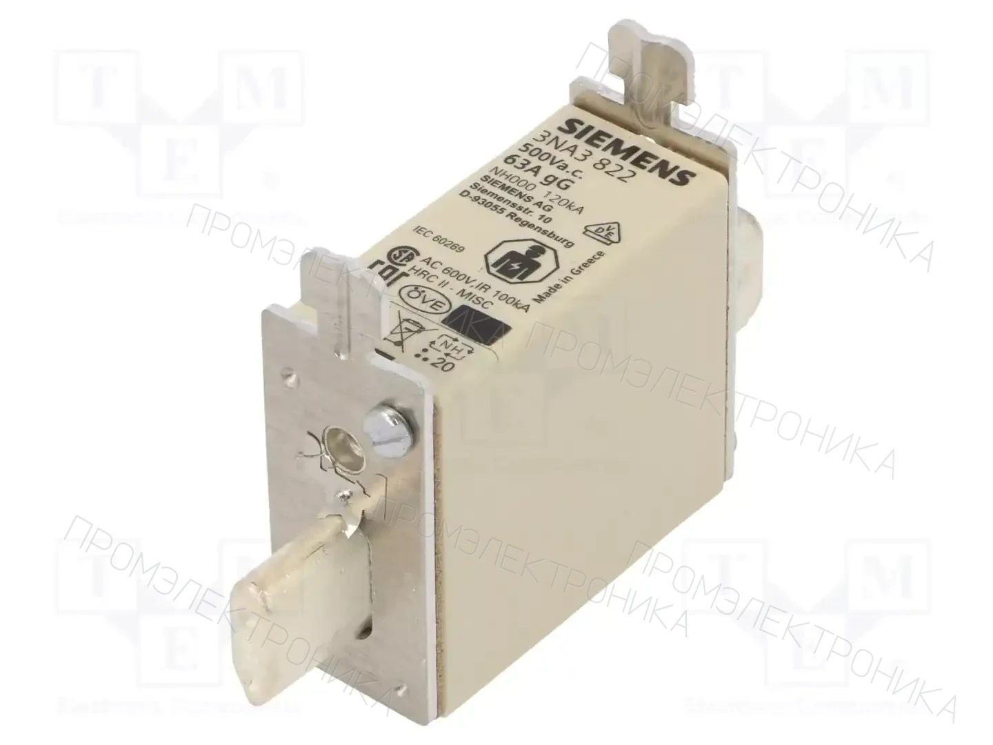 SIEMENS 3NA3 822 — Предохранители NH