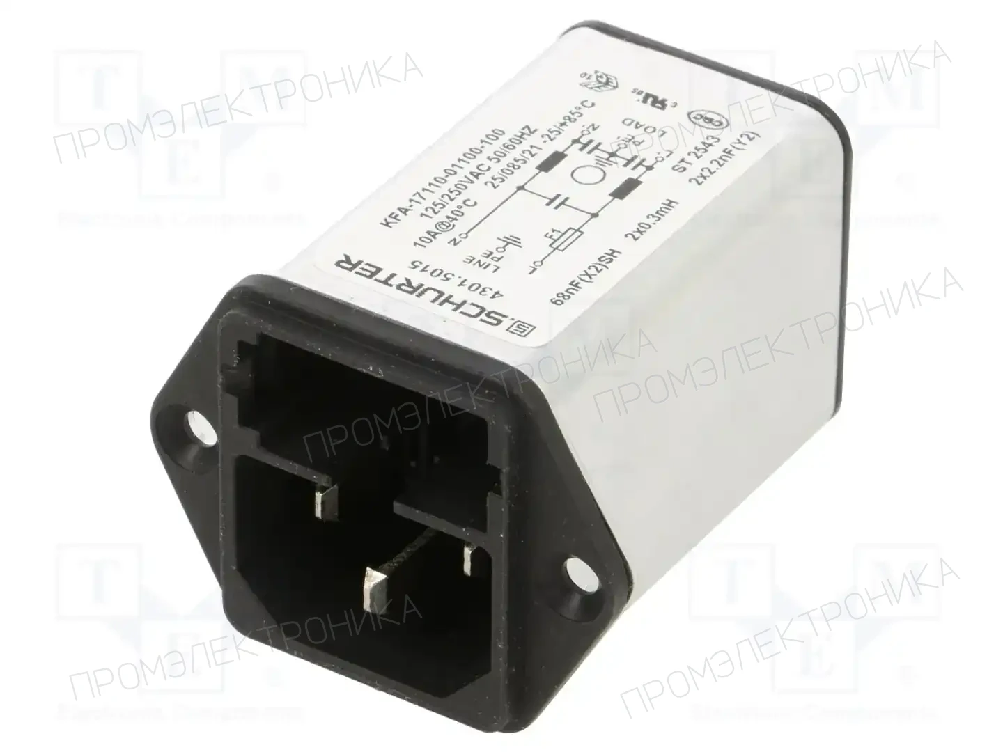 SCHURTER 4301.5015 — Разъемы IEC 60320