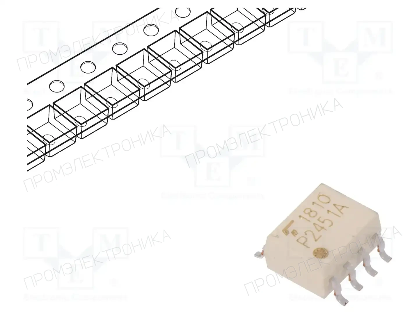 TOSHIBA TLP2451A(TP,F) — Оптроны – цифровой выход