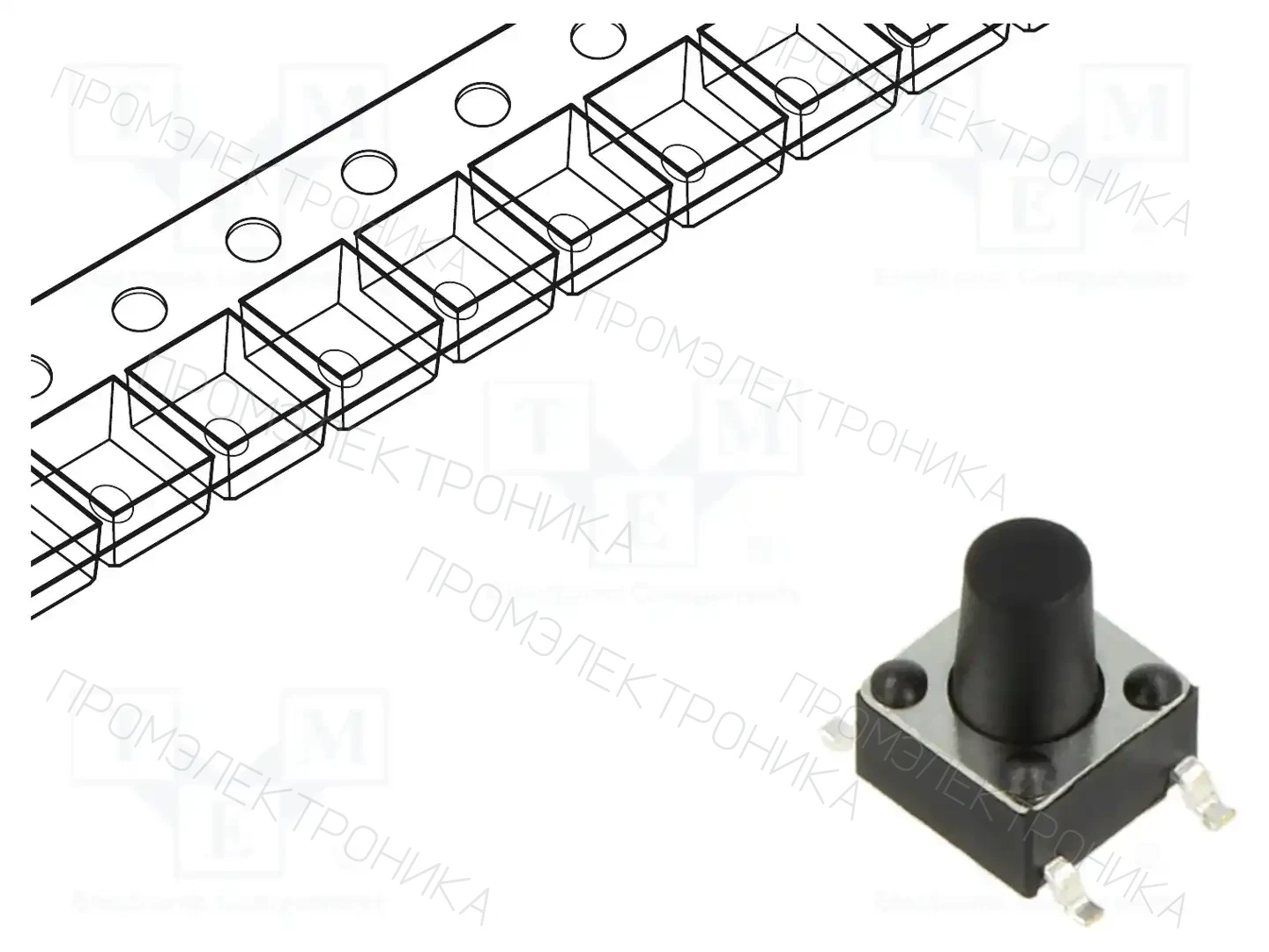 CONNFLY DS1042-03-113KKR16010 — Микропереключатели TACT