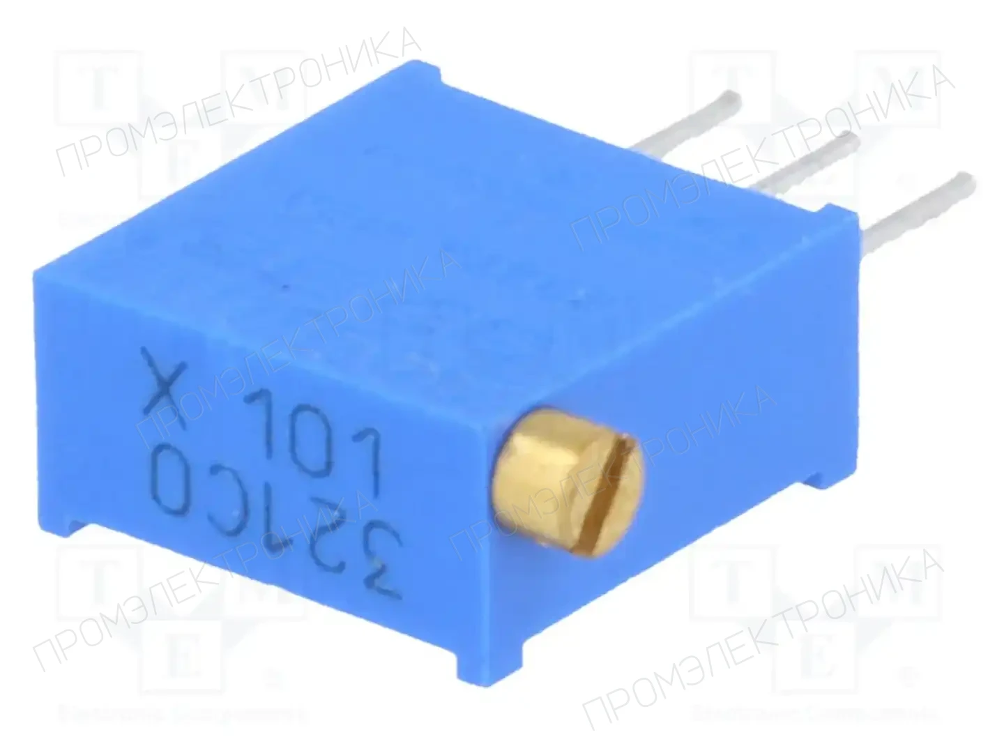 BOURNS 3296X-1-101LF — Потенциометры THT многооборотные 3/8 дм