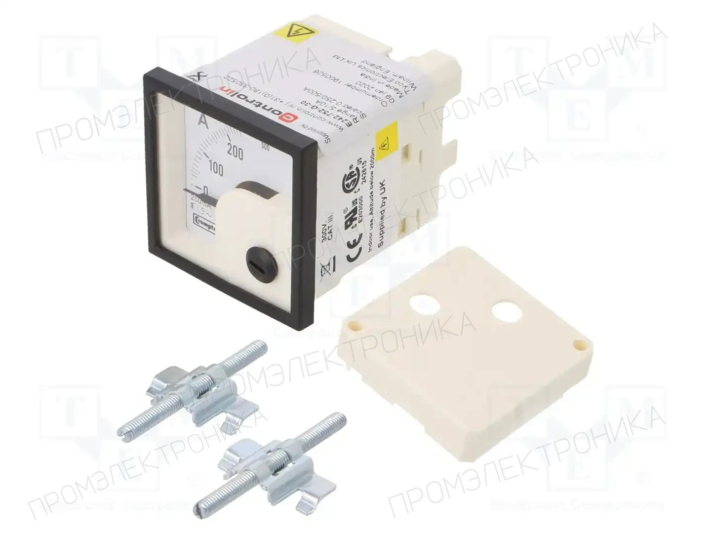 CROMPTON / TE CONNECTIVITY 039-90252-0000-5/10A-0-250/500A — Амперметры